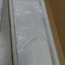 Skyflame Linear Fire Pit Wind Guard 40.5" x 12.5" Thick Tempered Glass Firepit Screen/Clear Shields for Propane Fire Pit Table