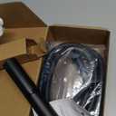 Black Brass 2 In 1 Function Handheld Shower Head Set High Pressure 7 Inch Shower Head High Flow Hand Shower Wand with 59 Inch Hose, Bracket, Matte Black Finish