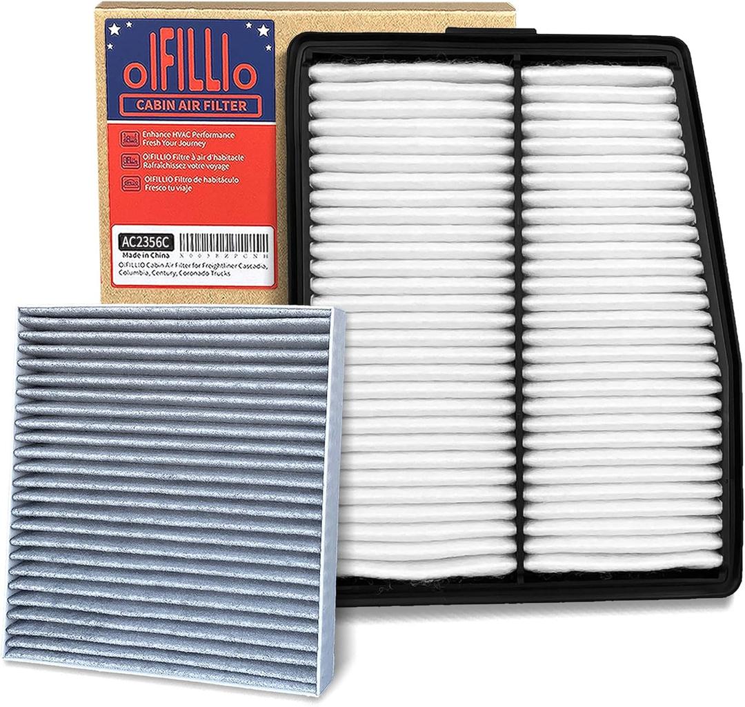 OIFILLIO Engine Cabin Air Filter for Tucson Hybrid(2022-2025), Santa Fe Hybrid(2021-2025), Sorento Hybrid(2021-2025),Sport-age Hybrid(2023-2025), 28113L5100&97133L1000