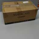 MALACASA 3 Tier Serving Trays for Party, Porcelain Serving Platters and Trays, 12 Inch Tiered Tray Stand, Fruit Tray, Trays for Serving Food, White Dessert Stand with Collapsible Sturdier Metal Rack