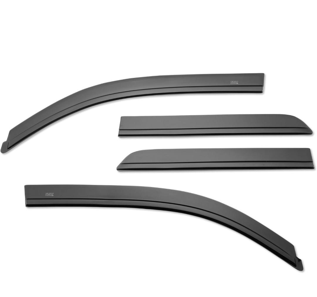 Husky Liners Low Profile Ventvisor Rain Guards | Fits 2022-2026 Ford Maverick | Front & Rear, 4-pc Smoke - 2854098