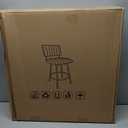 Swivel Counter Height Stool with Back Bar Chair Farmhouse Pink
Velvet Upholstered Kitchen Stool w/ Metal Frame & Channel Tufted Padded Seat Back, 26" H Seat Height for Kitchen Island