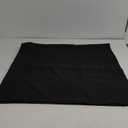 sancua Square Tablecloth - 54 x 54 Inch - Stain and Wrinkle Resistant Washable Polyester Table Cloth, Decorative Fabric Table Cover for Dining Tables, Buffet Parties and Camping, Black (54" x 54" (Square))