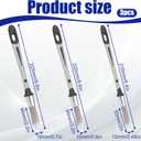 3Pcs Trim Paint Brushes, 0.45/0.6/0.7 Inch Small Paint Brushes for Walls, Edge Painting Tool for Baseboards, Corners, Touch Up Painting and Detail Work