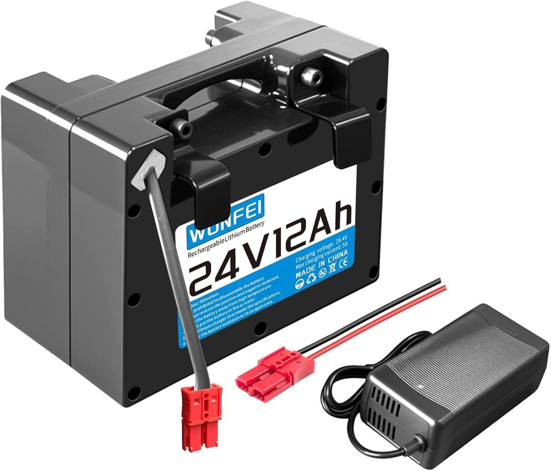 24V12Ah Lithium Battery for Electric Wheelchair, Built-in 30A BMS, Including 2A Charger, Anderson Connector,Replace Lead-Acid Batteries, Suitable for Power Range of 100-700W (24V12Ah)