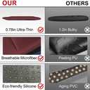 Car Seat Cushion, Thin Seat Cushion 0.78in, Office Chair Cushion, Car Seat Cushions for Driving, Summer Breathable Driver Seat Cushion for Long Sitting Relief, Car Seat Pad(Volcanic Red)