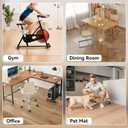 Clear Office Chair Mat for Hardwood Floor, 30 x 48 Inch Desk Chair Mat, Plastic Floor Protectors for Chairs, Heavy Duty Wood Tile Floor Mats for Home & Office