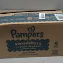 Pampers Swaddlers Diapers, Size 5 (20-37 lbs), 132 Count, Absorbent, Keeps Baby Dry and Comfortable, Skin Safe Disposable Baby Diaper 