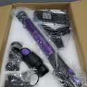 Cordless Vacuum Cleaner, 580W/48Kpa Vacuum Cleaners with 65 Min Runtime, Lightweight Wireless Vacuum with LED Headlights/Screen, wall mount, Removable Handheld Vacuum for Pet Hair/Carpets/Floors/Sofa