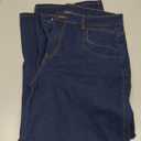 Sidefeel Women's Wide Leg Jeans High Waisted Stretchy Jeans Straight Leg Zimbaplatinum Ankle Denim Pants with Slant Pockets Size 16