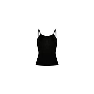 MCCAMEY Womens 100% Silk Spaghetti Strap Camisole Tank Tops Underwear Vests(XL,Black)