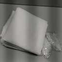 Pinch Pleated Sheer Curtains 2 Panels Off White Curtains for Living Room Bedroom Semi Sheer Light Filtering Chiffon Curtain & Drapes for Sliding Glass Door, 52 inch Width x 108 inch Length