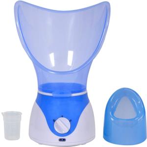 Facial Steamer Hot Mist Home Sauna Face Humidifier for Steaming Skincare (Blue)