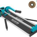 Vevor 24 Inch/600mm Tile Cutter Double Rails & Brackets Manual Tile Cutter 45356 in Cap w/Precise Laser Manual Tile Cutter Tools for Precision Cutting (24 Inch) 