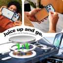 [Camera Ring Stand+Wave Magnetic Back] for iPhone 16 Pro Max Case, [Fit for Magsafe][Non-Slip Edge] Matte Translucent Protective Phone Case Cover Men Women for iPhone 16 Promax 6.9", Blue