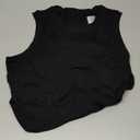 Women's Open Back Workout Tank Tops  Sleeveless Yoga Tops for Women Long Fit Moisture Wicking Athletic Shirts Black M