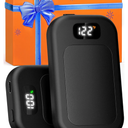 AI Hand Warmers Rechargeable 2 Pack, 3 Heat Levels (104–121°F), Real-Time Temp & Battery Display, Electric Hand Warmers, Fast Heating, Fits in Gloves/Pocket, Gifts for Women & Men
