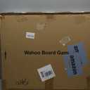 Extra Large 23.6 Inches Wahoo Marble Board Game 4 and 6 Players 2 Sided Painted Thicken Wood Board Perfect Game for Family Friends Party (Brush Paint Burn) (Flame)