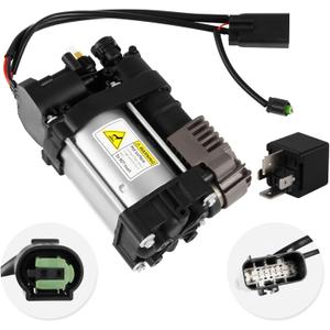 Docas Air Suspension Compressor Compatible With Grand Cherokee V6 V8 Replace 68041137AC 600640300A with Relay