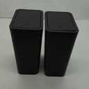 TrashAid 2 Pack Bathroom Trash Can with Lid, 2.6 Gallon / 10 Liter Small Garbage Can with Press Top Lid, Plastic Wastebasket with Pop-up Lids for Toilet, Office, Bedroom, Living Room, Black