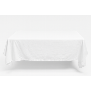 White Cover Stand – 42x86 Inches, Rectangular Table Cover, Durable and Reusable, Perfect for Events, Parties, Exhibitions, and Displays