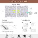 White Damask Wallpaper  Baroque Peel and Stick Wallpaper for Accent Walls, Living Room & Bedroom Decor | Self Adhesive, Waterproof Vinyl, 17.7" x 236"