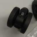 Domiella 2 Pack Luggage Replacement Wheels, Universal Suitcase Swivel Caster Wheels, Rubber Suitcase Trolley Repair Kit, OD 55 mm