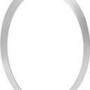 HECASA Front Left Headlight Bezel Compatible with 2014-2024 Mini Cooper S F55 F56 F57 Models Replacement for MC2506105 51137300631 Headlamp Door Trim Cover Plastic(ABS) Silvery - Driver Side