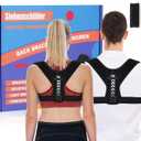 Siebenschlfer Posture Corrector Upper Back Brace Neck Shoulder Back Support Brace Pain Relief Belt For Women Men Braces Spine Straightener Breathable & Adjustable