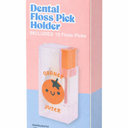 Orange Juice Box Floss Dispenser, Pack Of 4