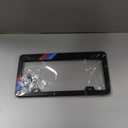 2PCS Matte License Plate Frames fit for BMW Aluminum Alloy 3 Color License Plate Cover Holder fit for All BMW License Plates Universal License Plate Covers Accessories for Front and Rear Car Tags