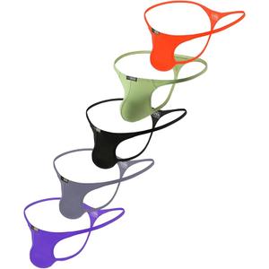 ChaoGii Men's Thong Underwear GString Bulge Pouch Bikini Tback Underwear Low Rise Brief, XL ChaoGii Men's Thong Underwear GString Bulge Pouch Bikini Tback Underwear Low Rise Brief, XL