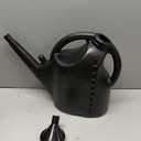 Amazon Basics, Watering Can, Black, 2.64 Gallon Capacity