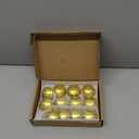 Nuanchu 12 Pieces 1. 65 Inch Floating Candles for Wedding Centerpiece, Small Unscented Floating Round Tealights Metallic Smooth Wax Disc Candles for Graduation Dinner Home Decor(Gold)