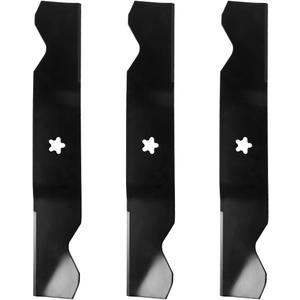 187254 Lawn Mower Medium Lift Blades Set Replace Husqvarna Craftsman Poulan 187256 532187256 532187254 for RZ5424 RZ5426 YTH24V54 YTH26V54 GTH26K54T - 54" Deck Lawn Mower (3 Pack)