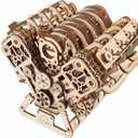 UGEARS V8 Engine Model Kit - 3D Wooden Puzzles for Adults, 3D Puzzle Model Engine Kit, DIY Kits Gifts for Engineers for Christmas, Wooden Model Kits for Adults to Build, Brain Teaser Hobby Set