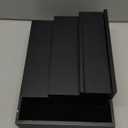 Cologne Stand Organizer for Men, 3 Tier Cologne Display Shelf with Velvet Lining Drawer and Compartments for Watch, Jewelry, Perfume Display Risers for Cologne, Great Gift for Father