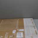 Mom's Choice-GROWNSY Baby Gate for Stairs, 29.5"-48.4" Pressure Mounted Baby Gate for Top of Stair&Doorway with V-Shaped Rods, Anti-Trip Pedal, Extra Wide Stairs Dog Gate Easy Install w/Red Reminder