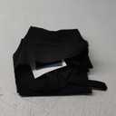 Men's Classic Gurkha Naples Italian Old Money Style No Belt Required Dress Pants (29W x 29L, Black)