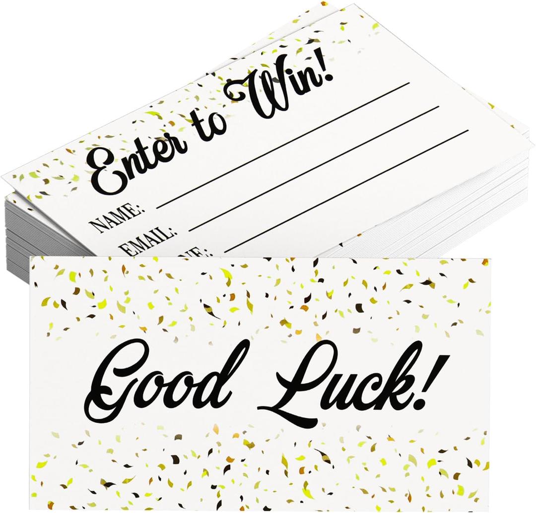 600 Pcs Enter to Win Raffle Tickets Cards, 3.5 x 2 Inch Enter to Win Cards for Contest and Various Types of Activities, Raffle Entry Ticket with Space for Email Address, Name, Phone Number