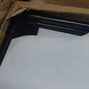 Clear Acrylic Dog Playpen with Door | 35x35x25 Inch Adjustable Pet Playpen | Instant Setup Indoor Dog Pen for Small/Medium Dogs | Hexagon, Octagon Configurations (Black, 8)