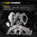 28231-2GTA1 Turbo Turbocharger Kit with Gasket Compatible with 2015-2020 Hyundai Sonata Santa Fe, Kia Sorento Optima Sportage 2.0T L4 Replace# 90124-01080 90124-01050