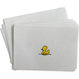 Rubber Ducky Blank Baby Cards - 24 Greeting Cards with Envelopes