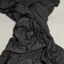 BEAGIMEG Women's Sexy Elegant Bodycon Sleeveless Ruched Off Shoulder Night Party Cocktail Midi Dress (Large, Black)