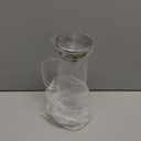 1.5 L Glass Pitcher with Lid and Spout, Cold or Hot Water Drinking Jug for Homemade Iced Tea and Juice