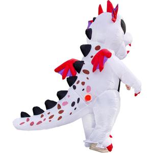 Winged Flying Inflatable Dinosaur Costume Men Adult Size Blow Up Halloween Suit Unisex Suitable
