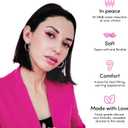 Audree Soft Ear Plugs for Noise Reduction, Reusable Flexible Earplugs for Sleep, Travelling, Focus, Study & Noise Sensitivity, 28dB Noise Cancelling, 8 Silicone Ear Tips in XS/S/M/L, Rose