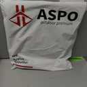 ASPO Men's Windproof Warm Golf Vest Outerwear with 6 Pockets Waterproof Winter Softshell Sleeveless Puffer Jacket for Hiking (M, Black)