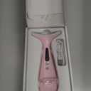 Facial and Neck Massager for Face, Neck - Skin Lifting & Firming - Wrinkle & Dark Circle Reducer - at Home Skin Care Face Sculpting Tool and Neck Massager - Sugar Pink (Single Head)