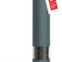 LARS NYSM Salt and Pepper Grinder I Salt Pepper Mill with Adjustable Ceramic Grinder I Design Spice Grinder Manual (Stone Blue)